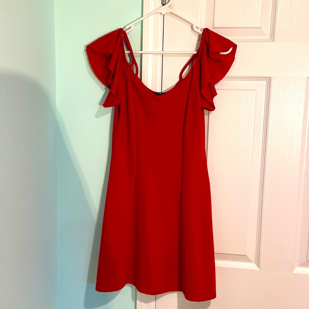 A Bershka little red dress from Greece